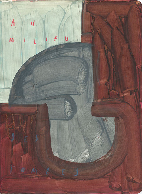 Arpaïs Du Bois, ‘au milieu des tombes’, 2020, Drawing, Collage or other Work on Paper, Mixed media on paper, GALLERY FIFTY ONE