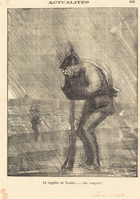 Honoré Daumier, ‘Le supplice de tantale... eau comprise’, 1870, National Gallery of Art, Washington, D.C.