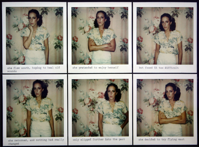 Barbara Astman, ‘Self Portrait, Visual Narratives’, 1978-1979, Photography, Original polaroid with typed inscription, mounted on paper, Corkin Gallery