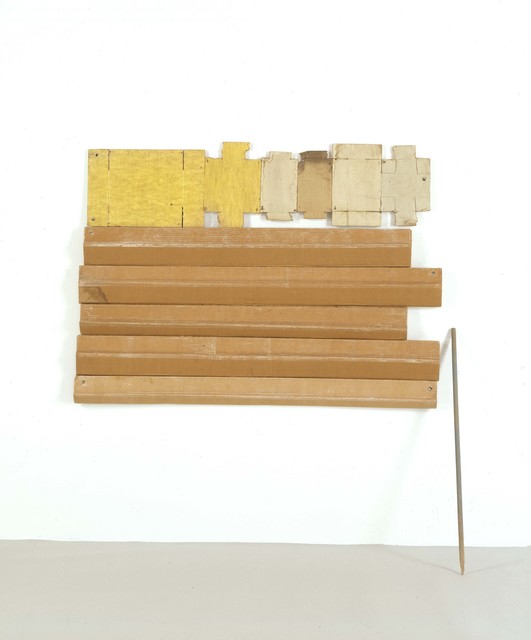 Robert Rauschenberg, ‘Canary Stick (Cardboard)’, 1971, Robert Rauschenberg Foundation