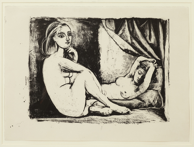 Pablo Picasso, ‘Les Deux Femmes nues, State 3 (ii), November 1945’, 1945, Cristea Roberts Gallery