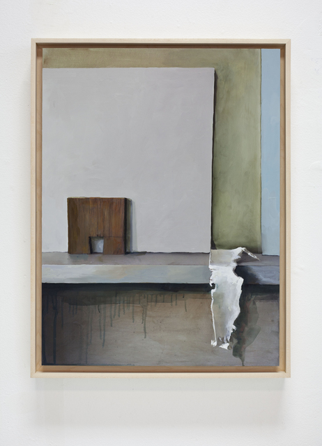 Jenny Brillhart, ‘Dovetail’, 2015, Painting, Oil and Mixed Media on Aluminum with Raw Maple, Emerson Dorsch