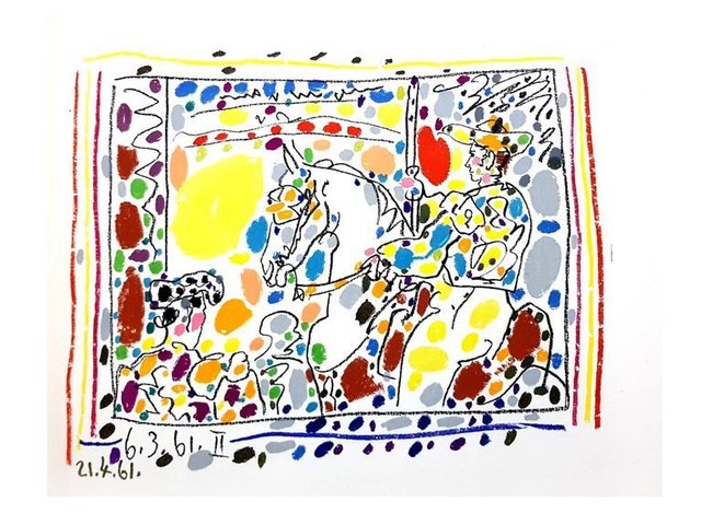 Pablo Picasso, ‘Original Lithograph 'Toros" by Pablo Picasso’, 1961, Galerie Philia