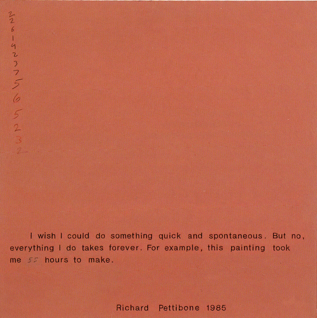 Richard Pettibone, ‘I Wish I Could Do Something Quick and Spontaneous’, 1985, Collectors Contemporary
