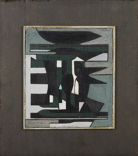 Victor Vasarely, ‘Prividje’, 1952, Painting, Oil on board laid on wood, Il Ponte