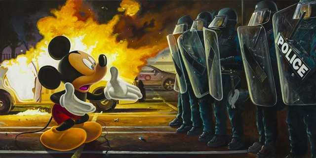 Geoffrey Gersten, ‘Riot Police’, 2019, Bruce Lurie Gallery