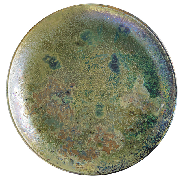 Clément Massier, ‘Plate With Bees, Golfe-Juan, France’, ca. 1900, Design/Decorative Art, Rago/Wright