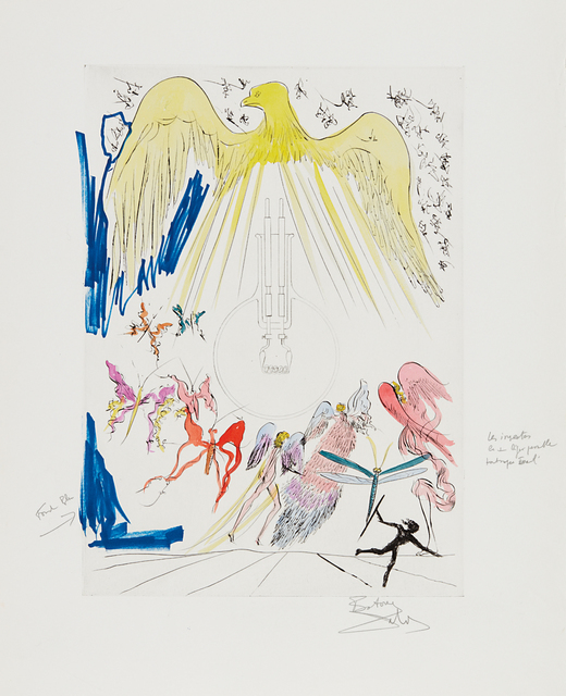 Salvador Dalí, ‘L'Ampoule à incandescence (The Electric Lightbulb), for Hommage à Leonardo da Vinci (American Inventions)’, 1975, Phillips