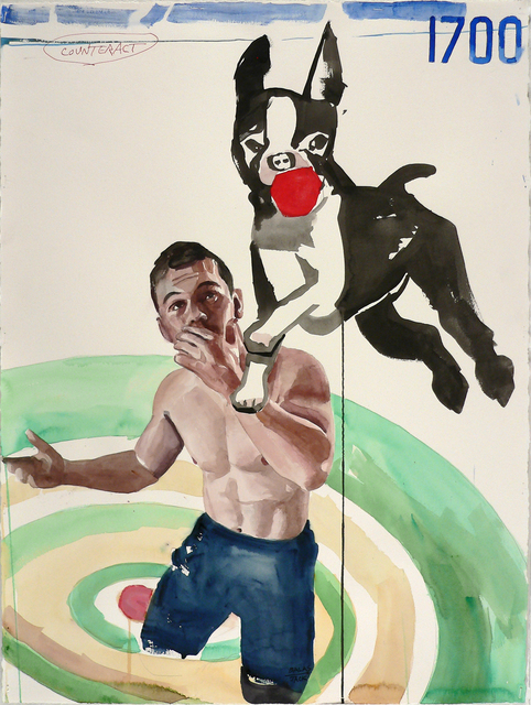 Jack Balas, ‘Counteract’, 2019, Painting, Watercolor and India ink on paper, Etherton Gallery