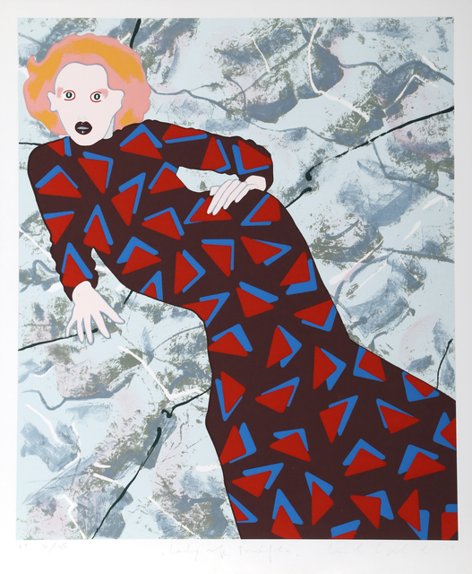 Kiki Kogelnik, ‘Lady and Triangles’, 1979, Print, Serigraph, RoGallery