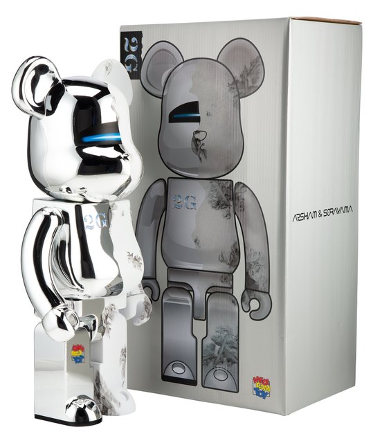 Be Rbrick X Daniel Arsham X Hajime Sorayama 2g Silver 1000 19 Artsy