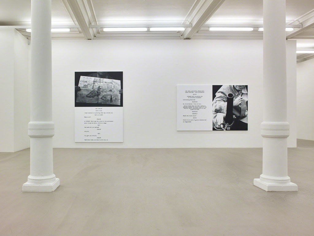 John Baldessari: Pictures & Scripts, Installation View, Marian Goodman Gallery, London, February 28 - April 25, 2015 John Baldessari: Pictures & Scripts, Installation View, Marian Goodman Gallery, London, February 28 - April 25, 2015
