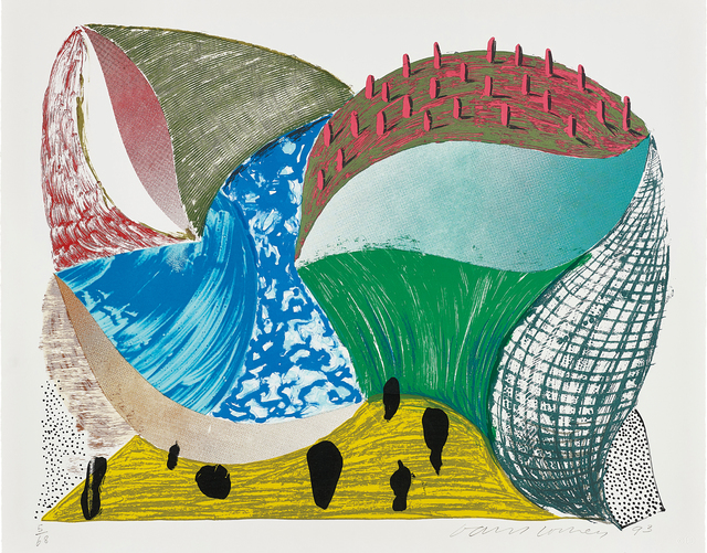 David Hockney, ‘Gorge d'Incre, from Some More New Prints’, 1993, Phillips