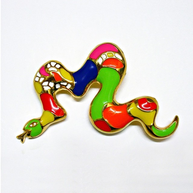 Niki de Saint Phalle, ‘Brooch (Serpent)’, Alpha 137 Gallery Gallery Auction