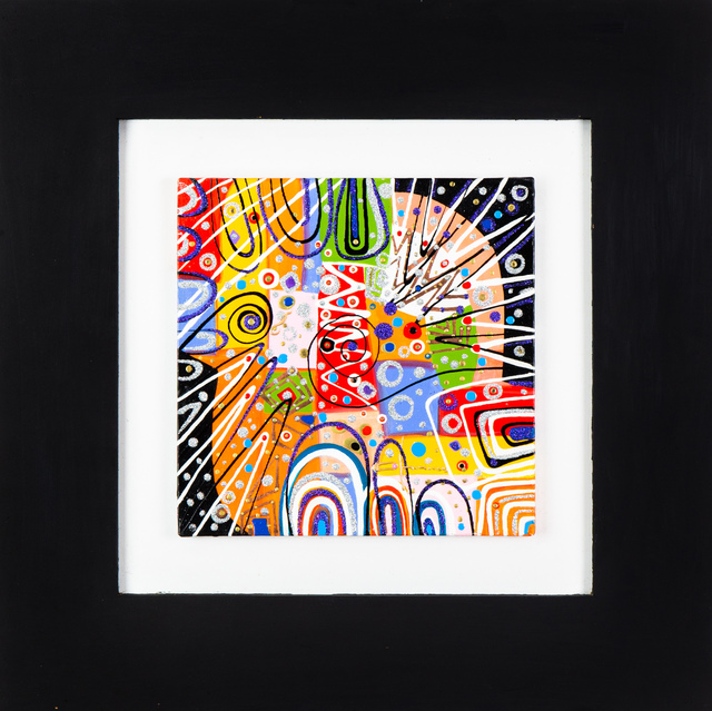 Gladys Colmenares, ‘Circle’, 2020, Painting, Oil & acrylic on wood, SmART Coast Gallery
