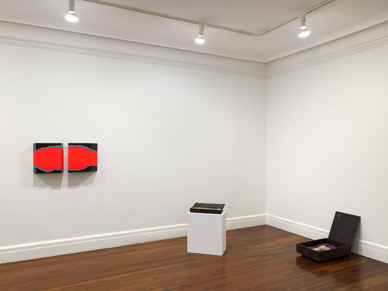 Installation view: 1963 - Boxing Match, Revisited 4 Sculptors: Shusaku Arakawa Ay-O Robert Morris Masunobu Yoshimura. March 06, 2019 - May 23, 2019. Installation view: 1963 - Boxing Match, Revisited 4 Sculptors: Shusaku Arakawa Ay-O Robert Morris Masunobu Yoshimura. March 06, 2019 - May 23, 2019.