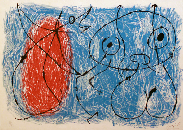 Joan Miró, ‘Le Lézard aux Plumes d'Or’, 1971, Kiechel Fine Art