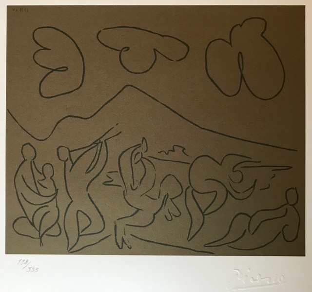 Pablo Picasso, ‘Bacchanal with Mother and Child’, ca. 1980, ByNewArt