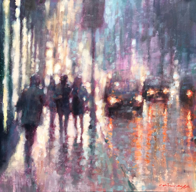 David Hinchliffe Walking In The Rain 2019 Available For Sale Artsy