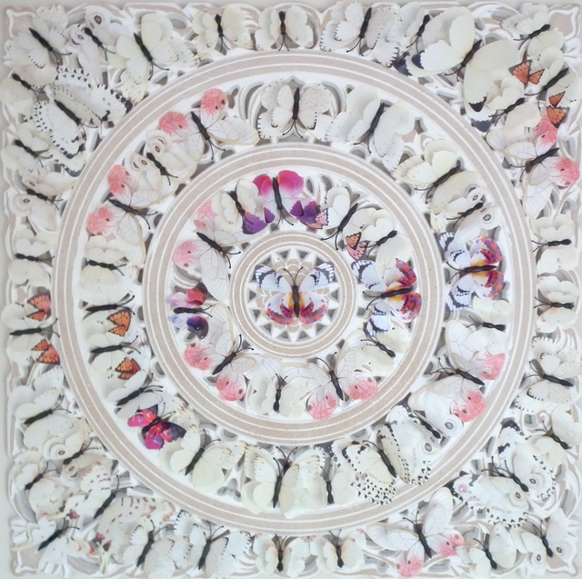 Bali Love Jenkins, ‘Le Papillon I’, 2021, Sculpture, Board, Plastic & Mixed Media, Alessandro Berni Gallery