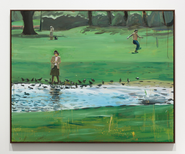 Anna Bjerger, ‘Game’, 2017, Painting, Oil on aluminium, Galleri Magnus Karlsson