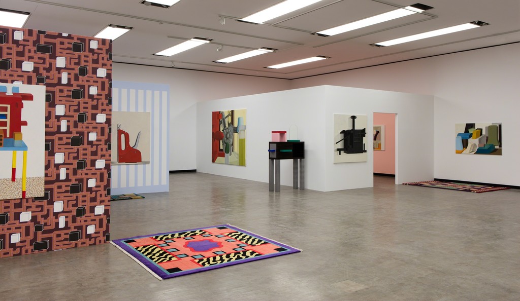 Installation view: Nathalie Du Pasquier. BIG OBJECTS NOT ALWAYS SILENT, Kunsthalle Wien 2016, Photo: Stephan Wyckoff Installation view: Nathalie Du Pasquier. BIG OBJECTS NOT ALWAYS SILENT, Kunsthalle Wien 2016, Photo: Stephan Wyckoff