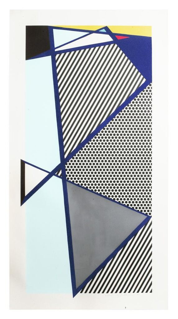 Roy Lichtenstein - Imperfect, for B.A.M., from The Brooklyn Academy of Music 125th Anniversary Portfolio (RLCR 3662; Corle...