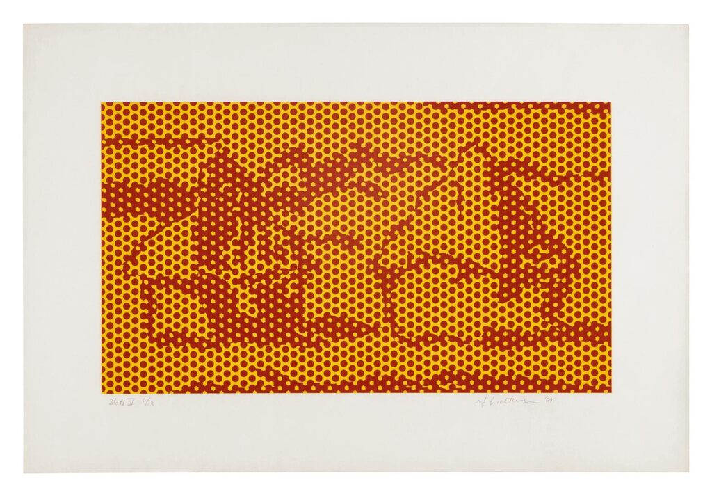 Roy Lichtenstein - Haystack #6, State III, from the Haystack series (Corlett 73; RLCR 1667)