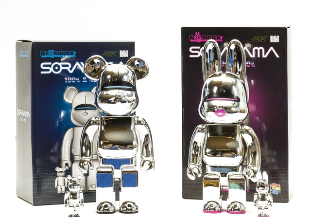 hajime sorayama bearbrick