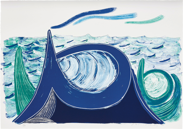 David Hockney, ‘The Wave, A Lithograph’, 1990, Phillips