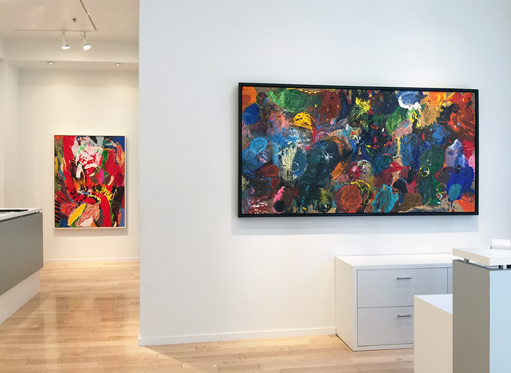 (Left) Love in the Wood – 67″ x 48″, 2015
(Right) Pepper (A Crime) – 48″ x 96″, 2014 (Left) Love in the Wood – 67″ x 48″, 2015
(Right) Pepper (A Crime) – 48″ x 96″, 2014