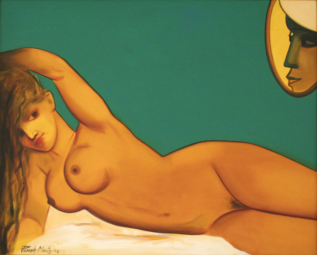 Paresh Maity, ‘Intrigue (After Matisse)’, 2004, Painting, Oil on canvas, Aicon Gallery