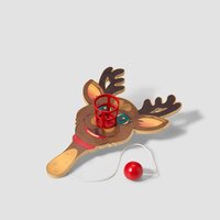 Jeff Koons - Paddle Ball Game (Reindeer Paddle)