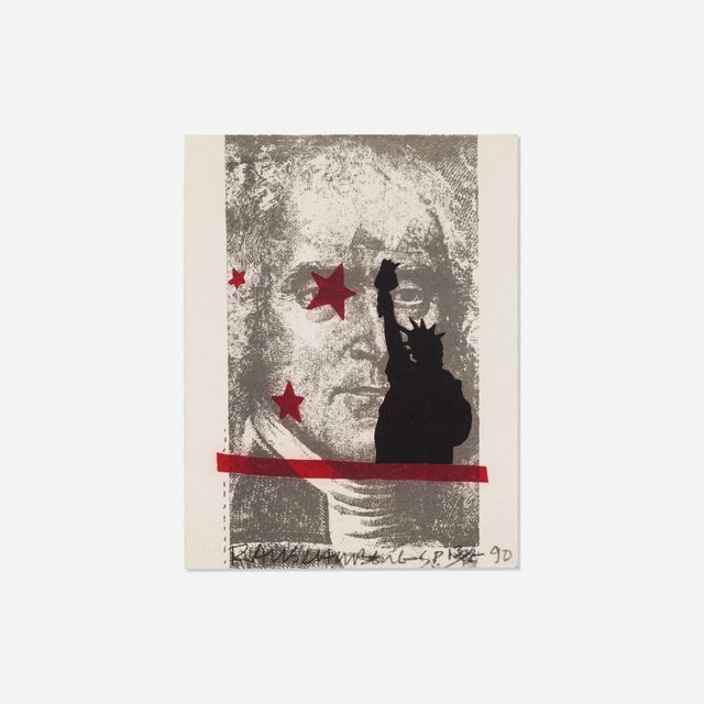 Robert Rauschenberg, ‘Spackle (from the Harvey Gantt Portfolio)’, 1990, Rago/Wright