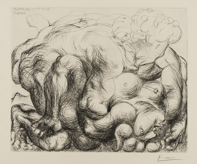 Pablo Picasso, ‘Le Voil V (Bloch 182)’, 1933, Print, Drypoint on Montval laid paper watermarked Picasso, Forum Auctions