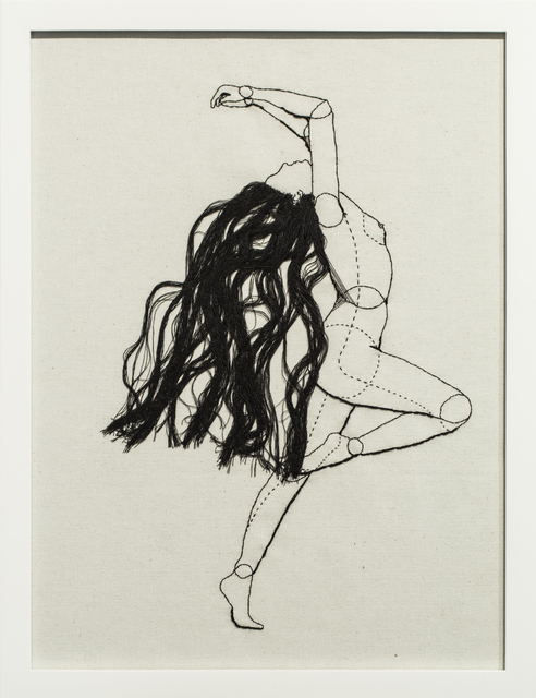 Andrea Farina, ‘Cascade’, 2015, Textile Arts, Embroidery on canvas, Paradigm Gallery + Studio