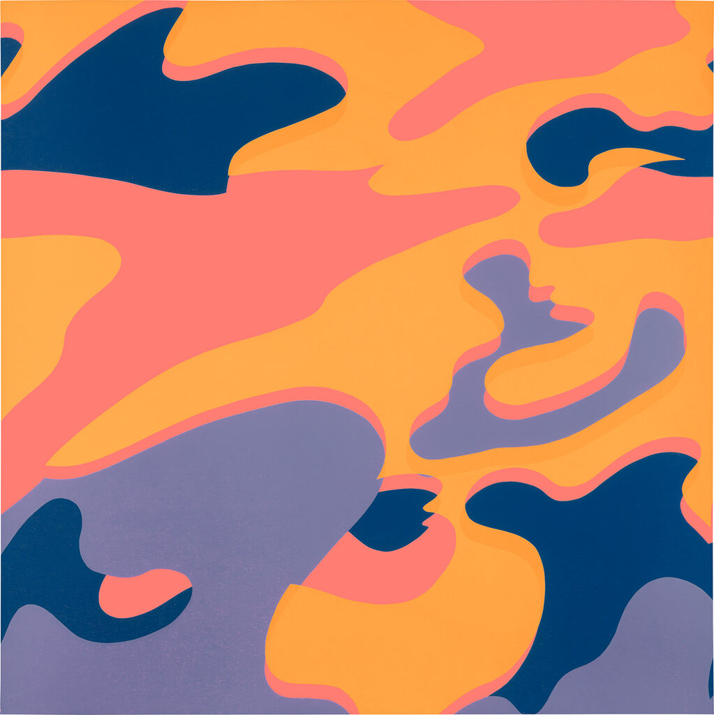 Andy Warhol - Camouflage: one plate (F. & S. 410)