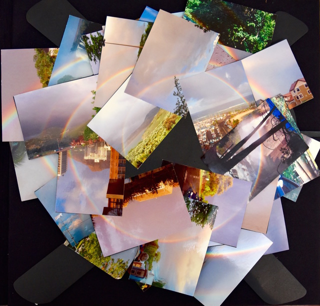 Peter Coffin, ‘Untitled (Spiral, Pop-Up Photo Album)’, 2006, Other, Leather bound pop-up photograph album, International Studio & Curatorial Program