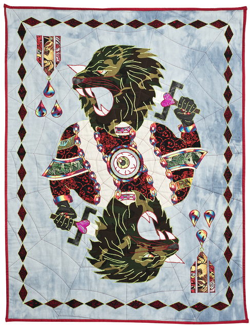 Ben Venom, ‘King for a Day’, 2015, Textile Arts, Hand-made Quilt with recycled fabric, KP Projects