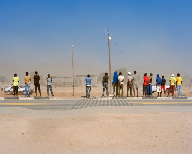 Francois Visser, ‘Soccer and Dust Storm, Namibia’, 2015, Photography, Archival pigment print (unframed), THK Gallery