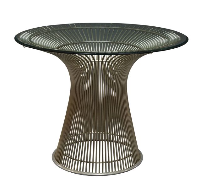 Warren Platner, ‘a Platner centre table’, c.1960s-1970s, Design/Decorative Art, The circular glass top on steel rod base, Roseberys
