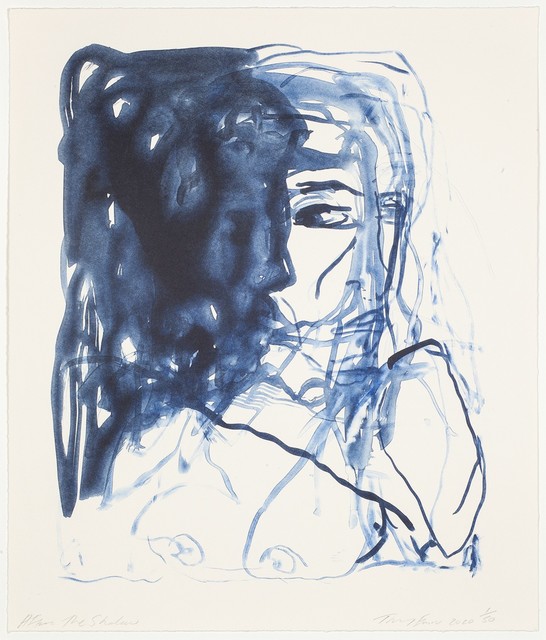 Tracey Emin, ‘After The Shadow’, 2020, Print, 2 colour lithograph on Somerset Velvet Warm White 400gsm. Framed., The Drang Gallery