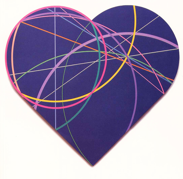 Clifford Singer, ‘The Geometry Of The Heart’, 1993, Painting, Acrylic on Plexiglas, iMuseum Vegas