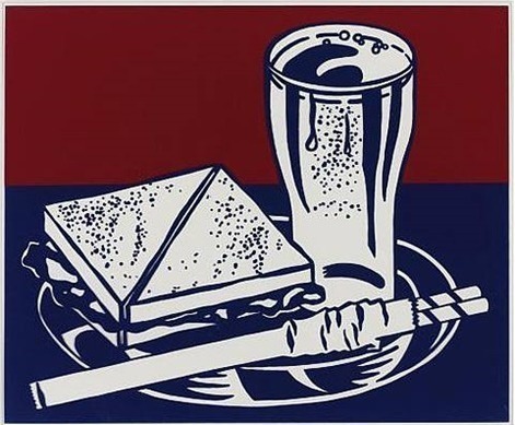 Roy Lichtenstein, ‘Sandwich and Soda’, 1965, David Benrimon Fine Art