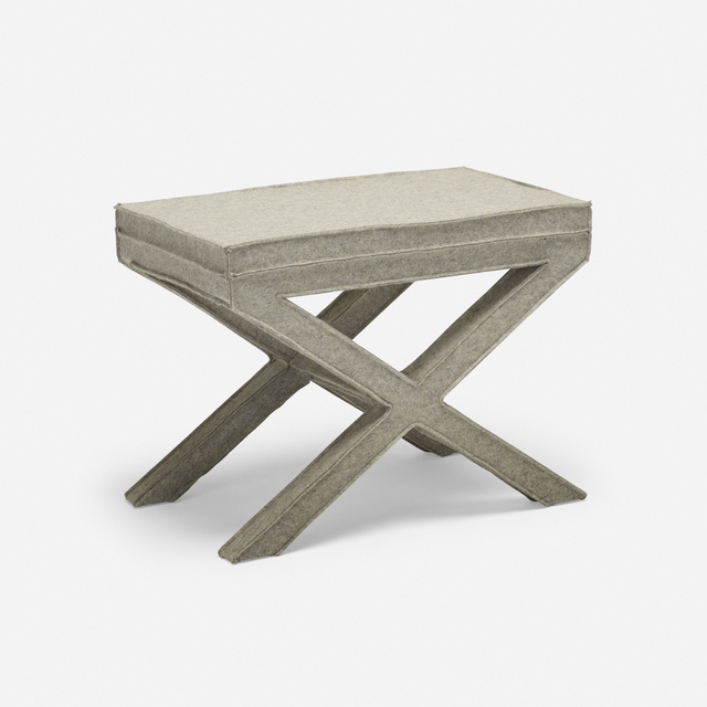 Reed and Delphine Krakoff, ‘Prototype Felt stool’, 2014, Rago/Wright