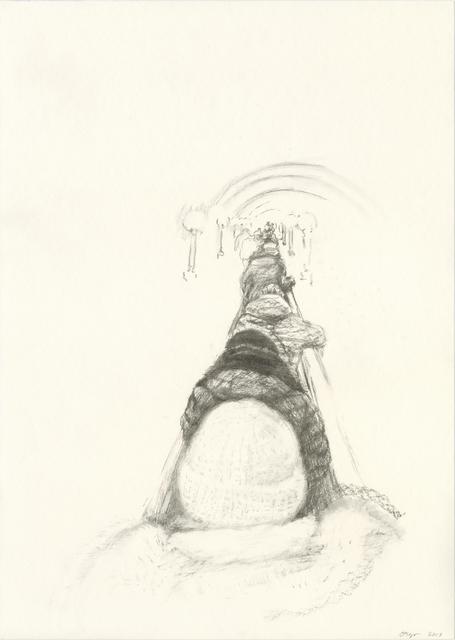 Olga Chernysheva, 2019, Charcoal on paper, Galerie Iragui