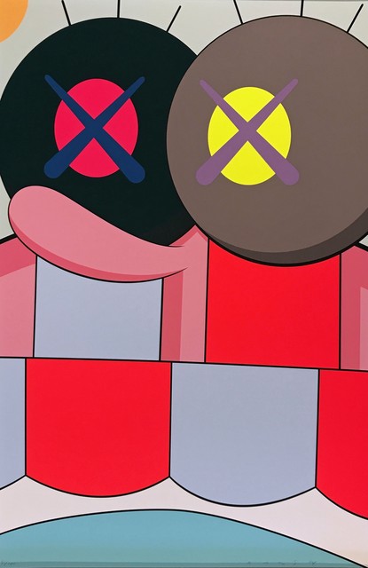 KAWS, ‘Blame Game No. 4’, 2014, Print, Screenprint on Saunders Waterford 410gsm High White Paper, Georgetown Frame Shoppe