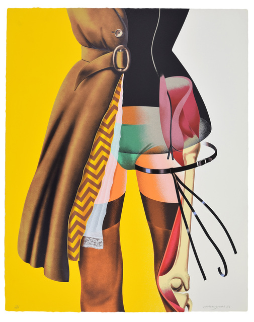 Allen Jones, ‘Cut-away’, 1976, Print, Screenprint, Sims Reed Gallery