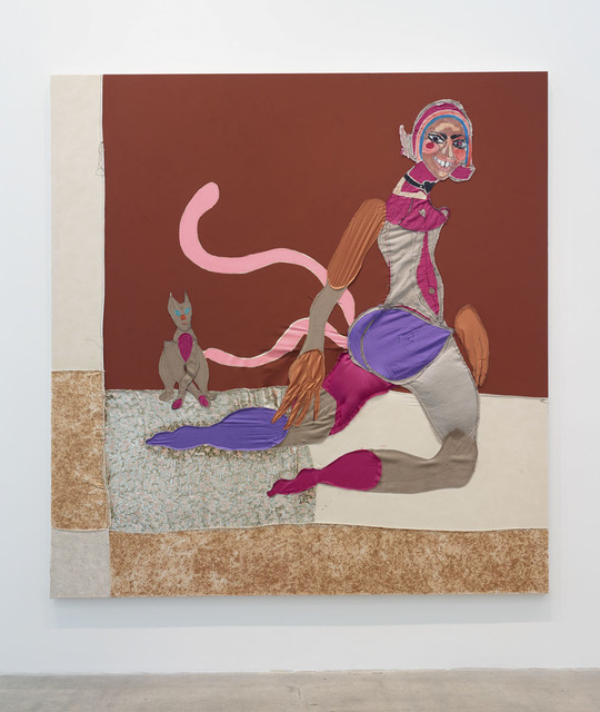 Tschabalala Self, ‘Pussyfoot’, 2016, Diane Rosenstein
