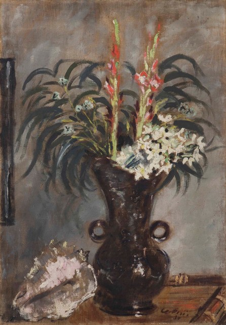 Filippo De Pisis, ‘Vaso con gladioli’, 1930, Painting, Oil on canvas, Cambi